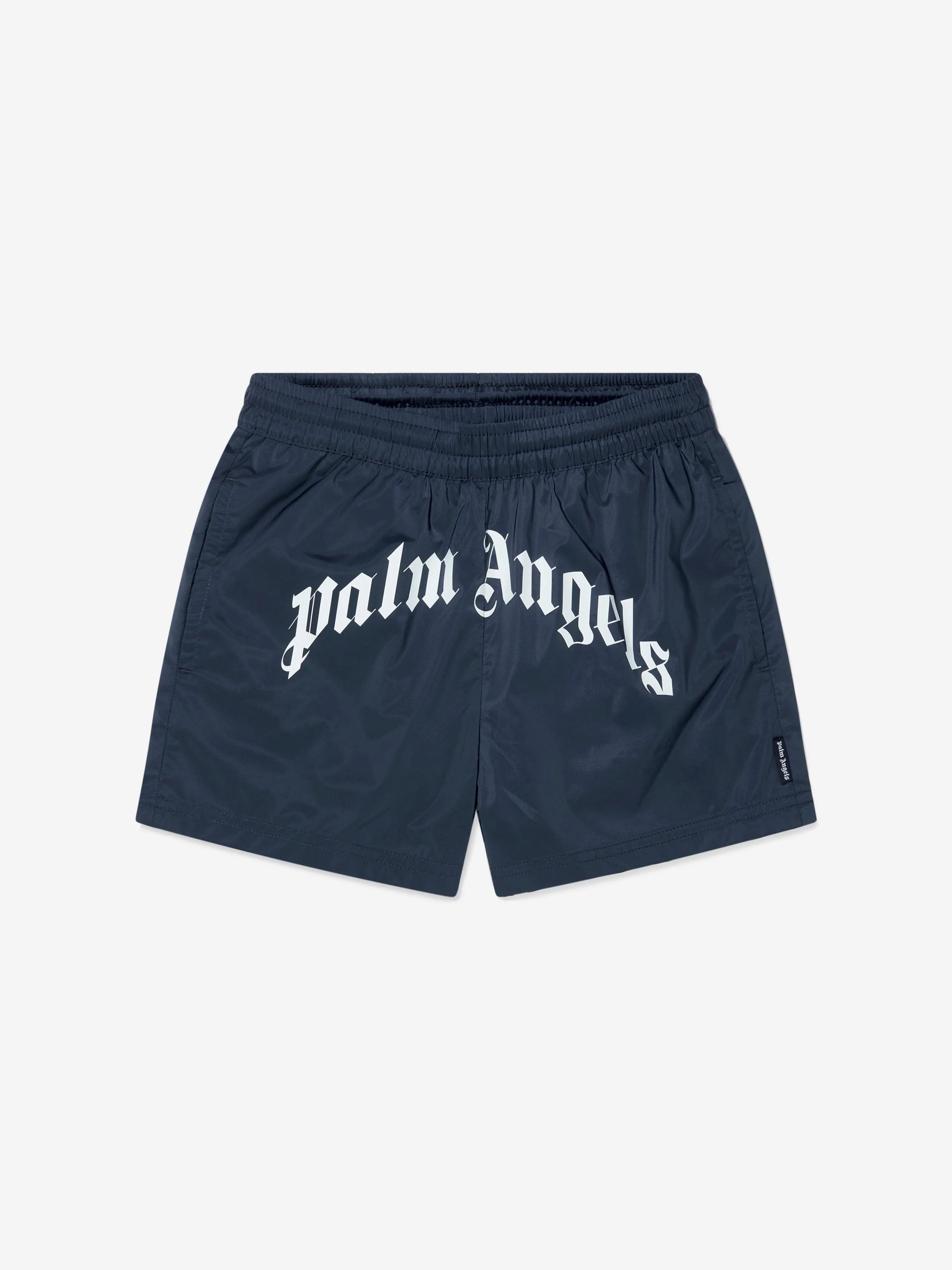 Palm Angels Boys Logo Print Swim Shorts