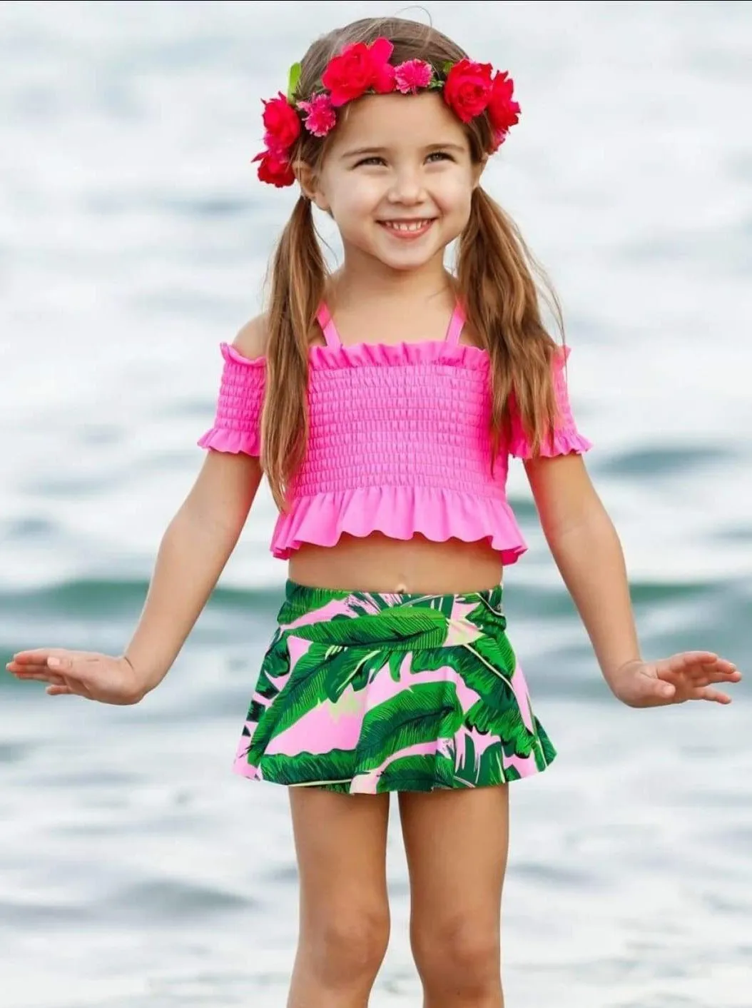 Palms of Paradise Two Piece Swimsuit