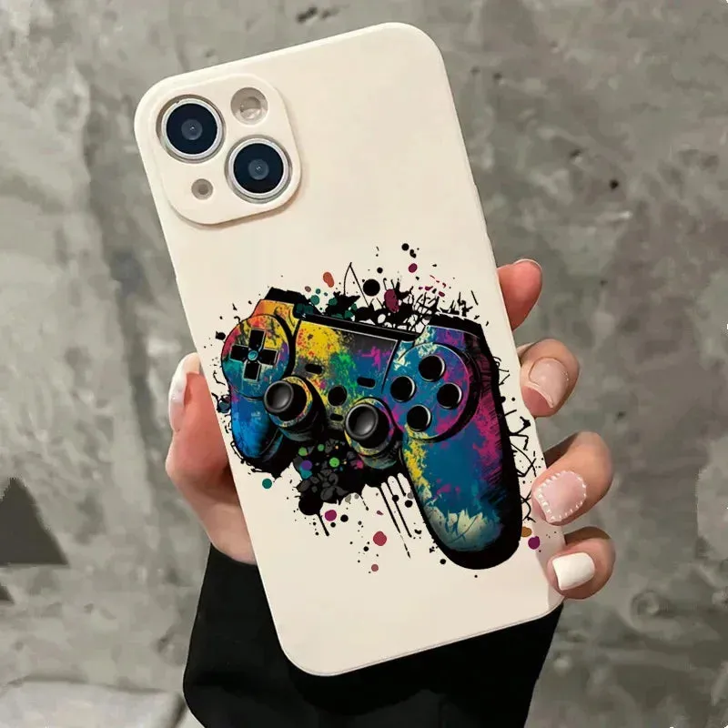 Phone case retro|Retro Game Elements Soft Silicone Case for Samsung