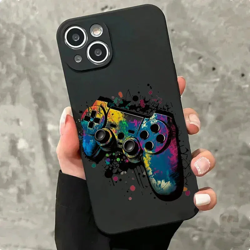 Phone case retro|Retro Game Elements Soft Silicone Case for Samsung