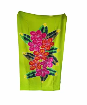 PINK & GREEN SARONGS - LAVALAVA