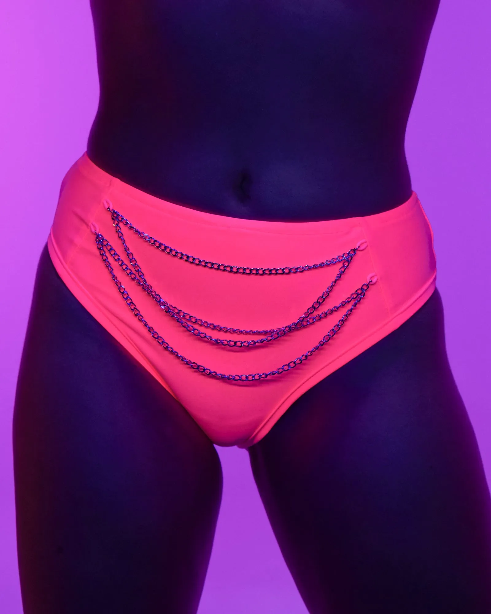 Pink Breakin' Chains High Waist Bottoms