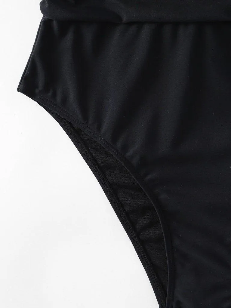 Plunge Neckline Swimsuit