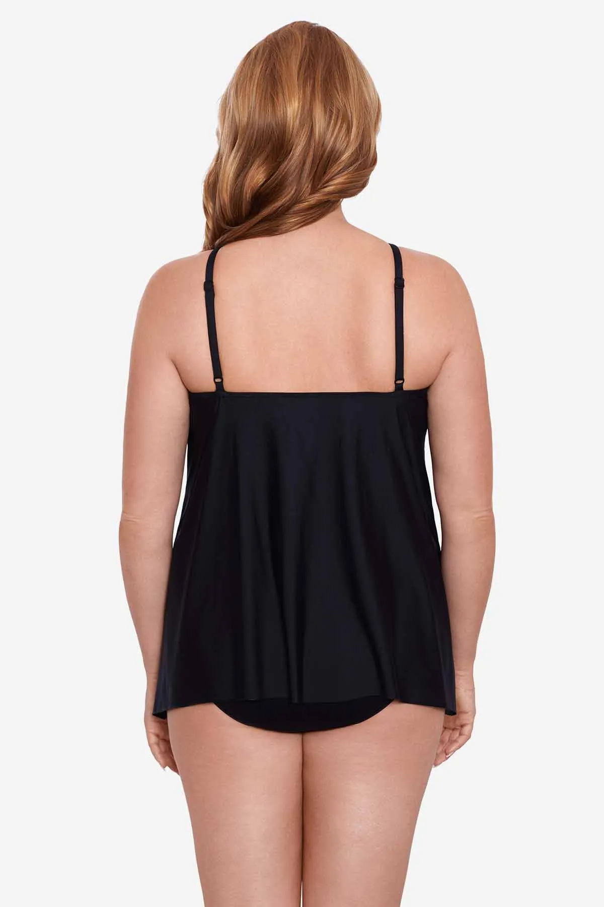 Plus Size Precioso Peephole Tankini Top