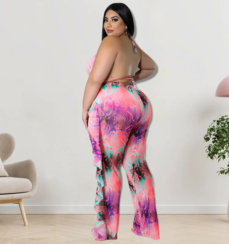 Plus Size Spring Sexy Three-Piece Swim Suit
