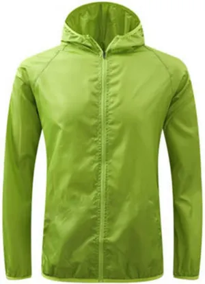 Plus Size Womens Sun Protection Hoodie Jacket Full Zip Quick Dry Waterproof Windbreaker Hiking Outdoor Oversized