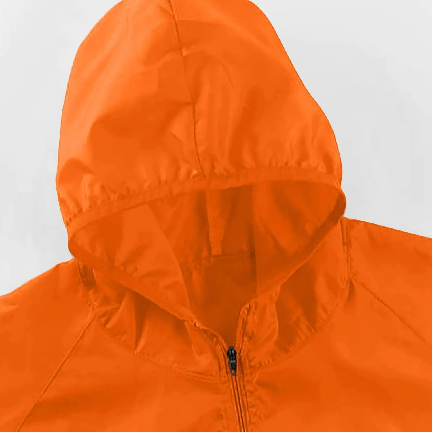Plus Size Womens Sun Protection Hoodie Jacket Full Zip Quick Dry Waterproof Windbreaker Hiking Outdoor Oversized