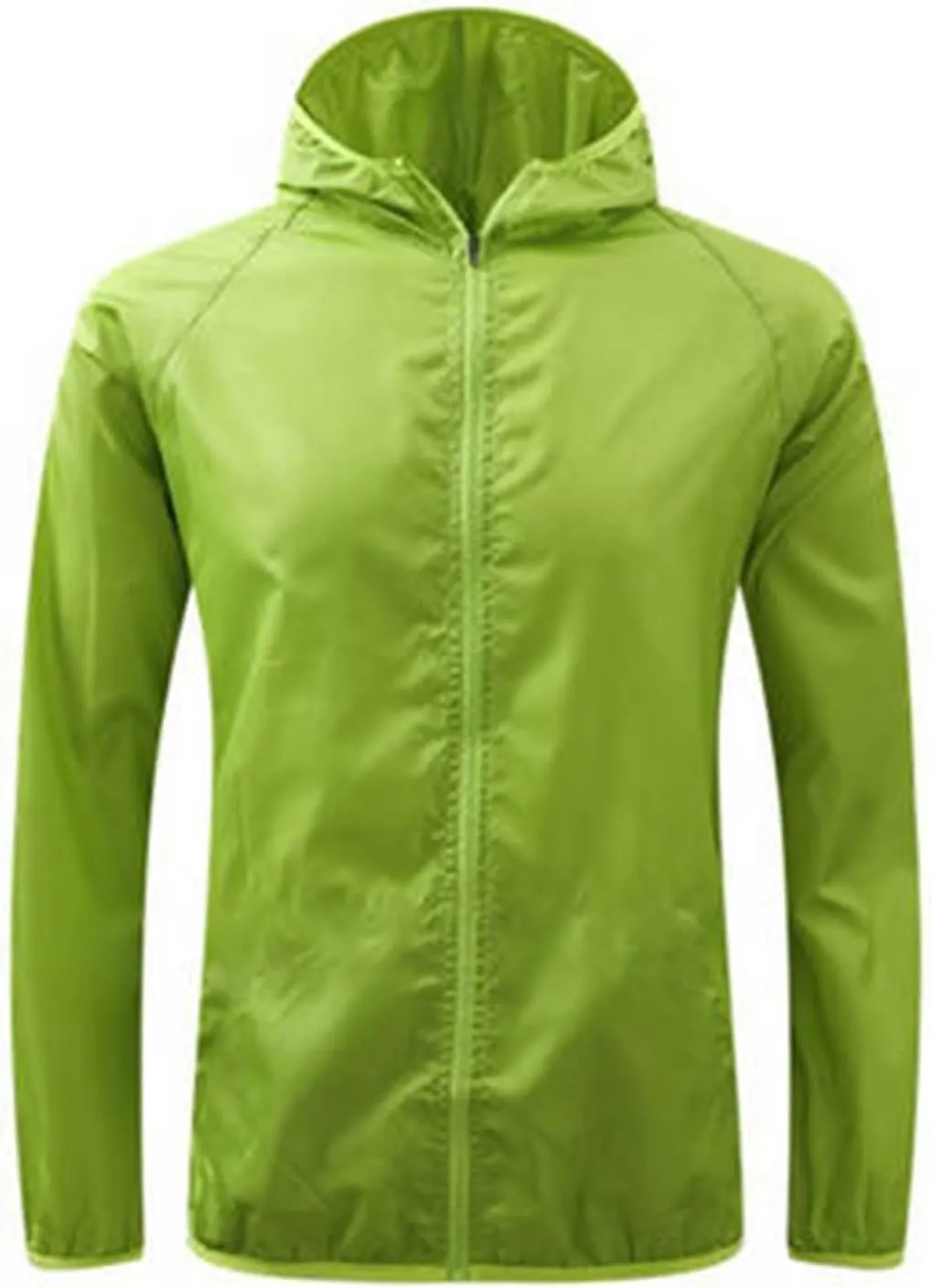 Plus Size Womens Sun Protection Hoodie Jacket Full Zip Quick Dry Waterproof Windbreaker Hiking Outdoor Oversized