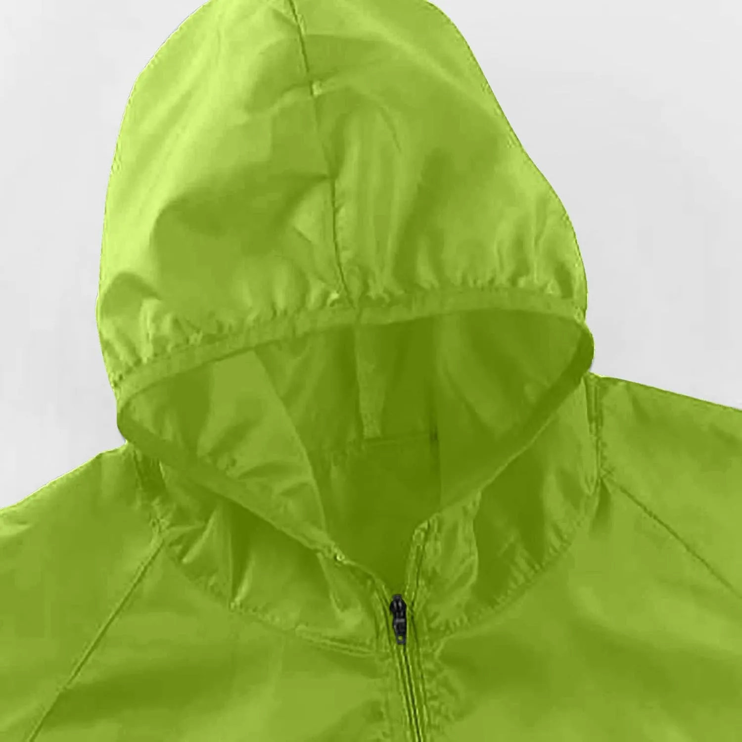 Plus Size Womens Sun Protection Hoodie Jacket Full Zip Quick Dry Waterproof Windbreaker Hiking Outdoor Oversized