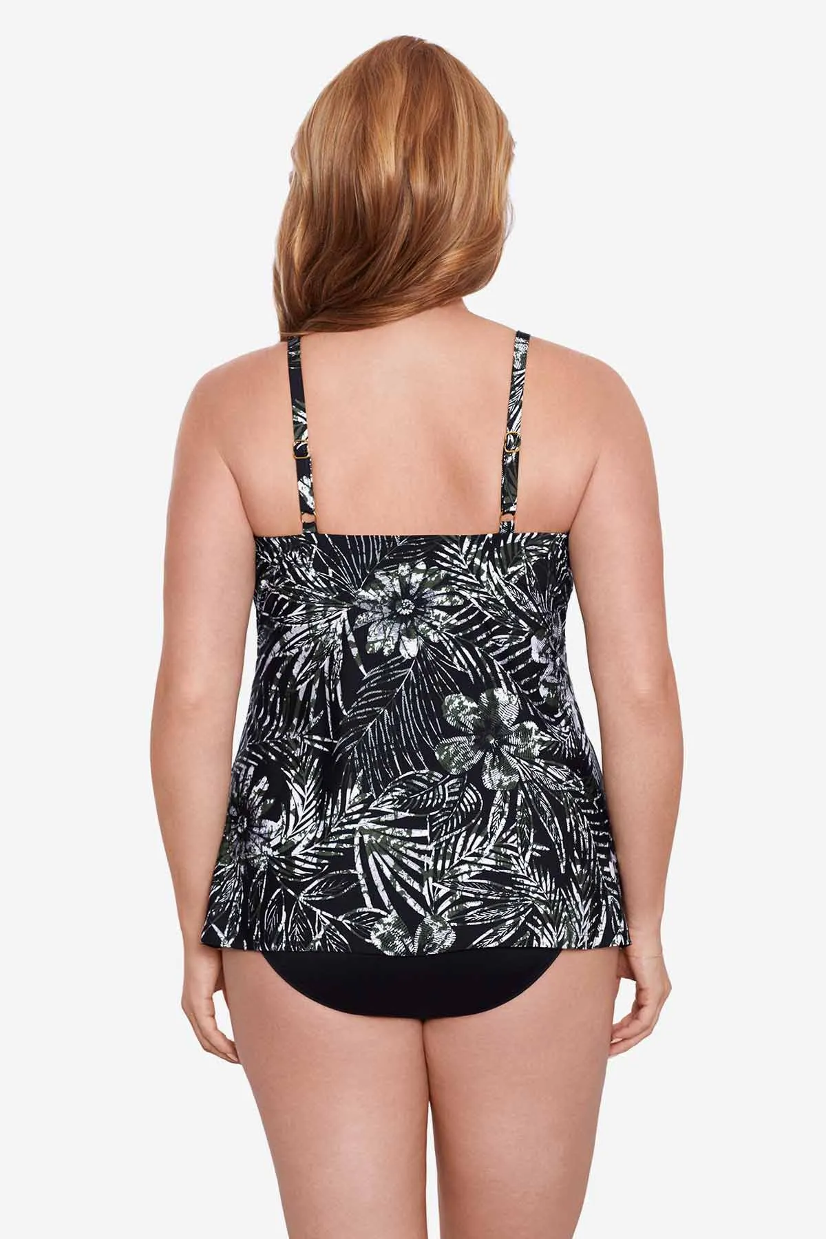 Plus Size Zahara Love Knot Tankini Top