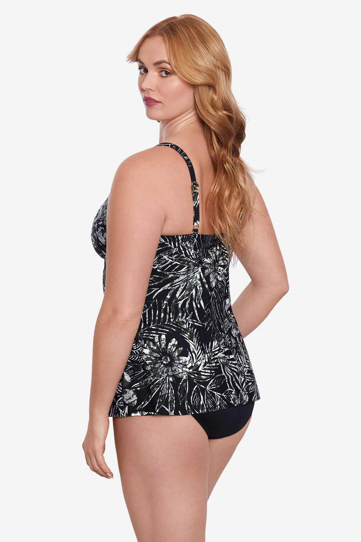 Plus Size Zahara Love Knot Tankini Top
