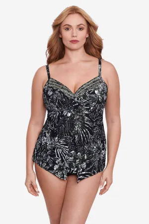 Plus Size Zahara Love Knot Tankini Top