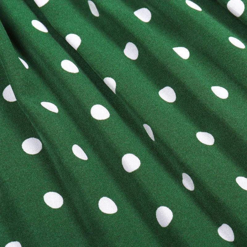 Polka Dot Parent-Child Loose and Elegant Mother-Daughter Dress