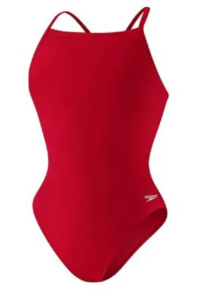 Pomperaug HS _SPEEDO Endurance  Solid Flyback Training Suit - Youth