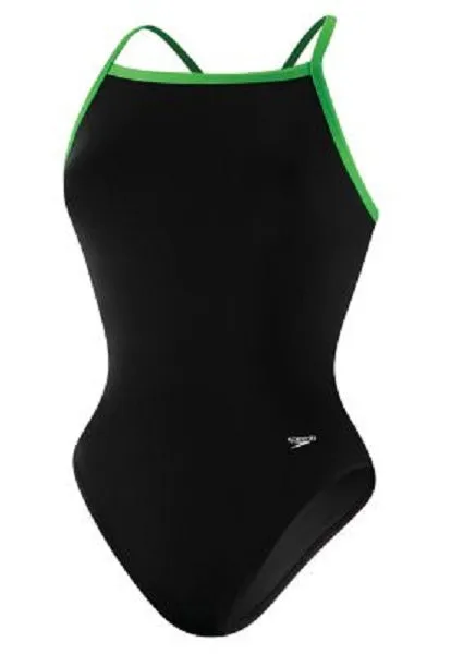 Pomperaug HS _SPEEDO Endurance  Solid Flyback Training Suit - Youth