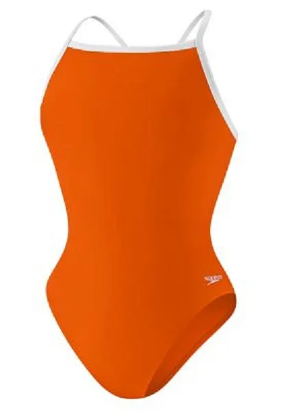 Pomperaug HS _SPEEDO Endurance  Solid Flyback Training Suit - Youth