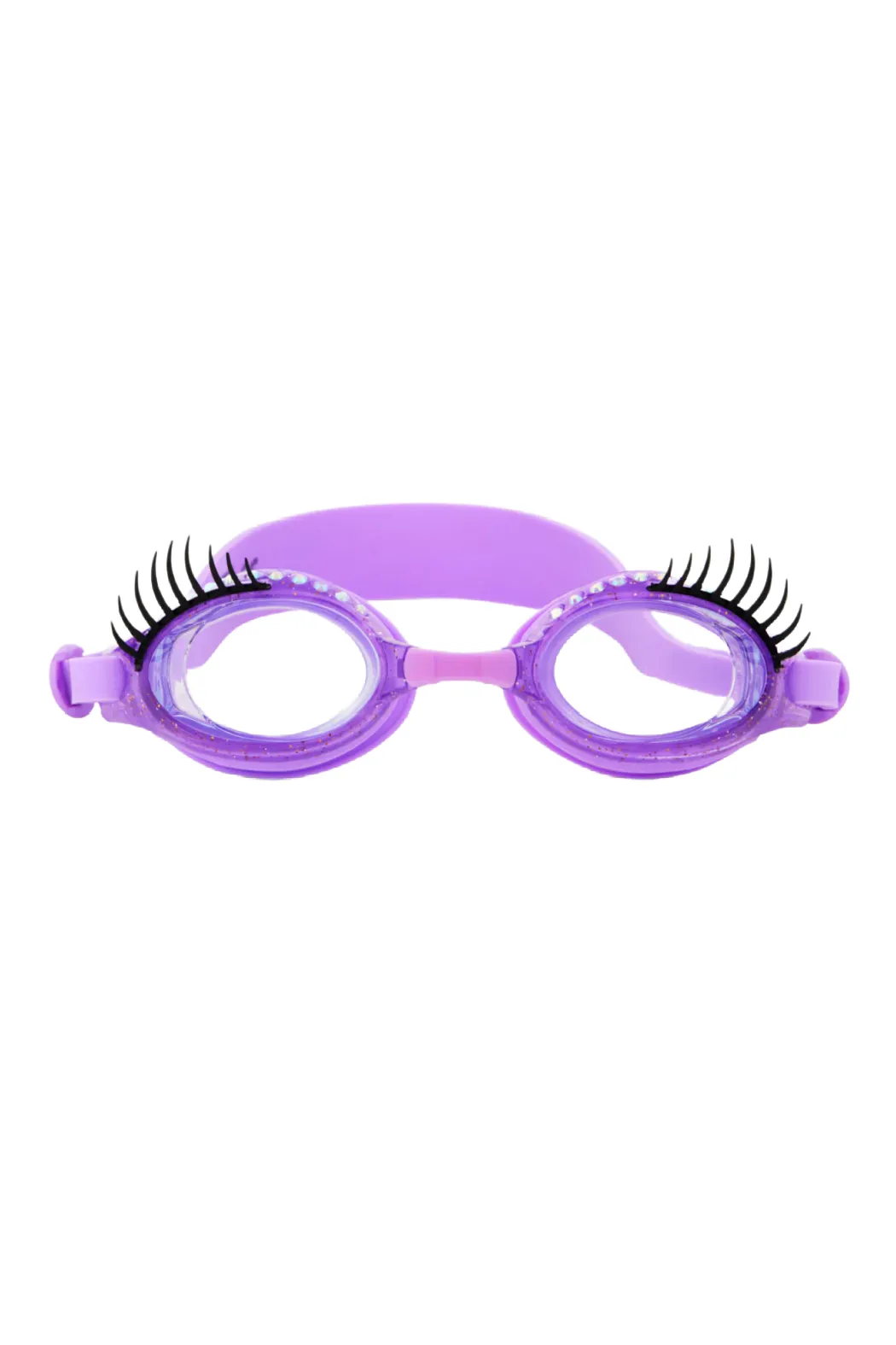 Powder Puff Pink Splash Lash Swim Goggles