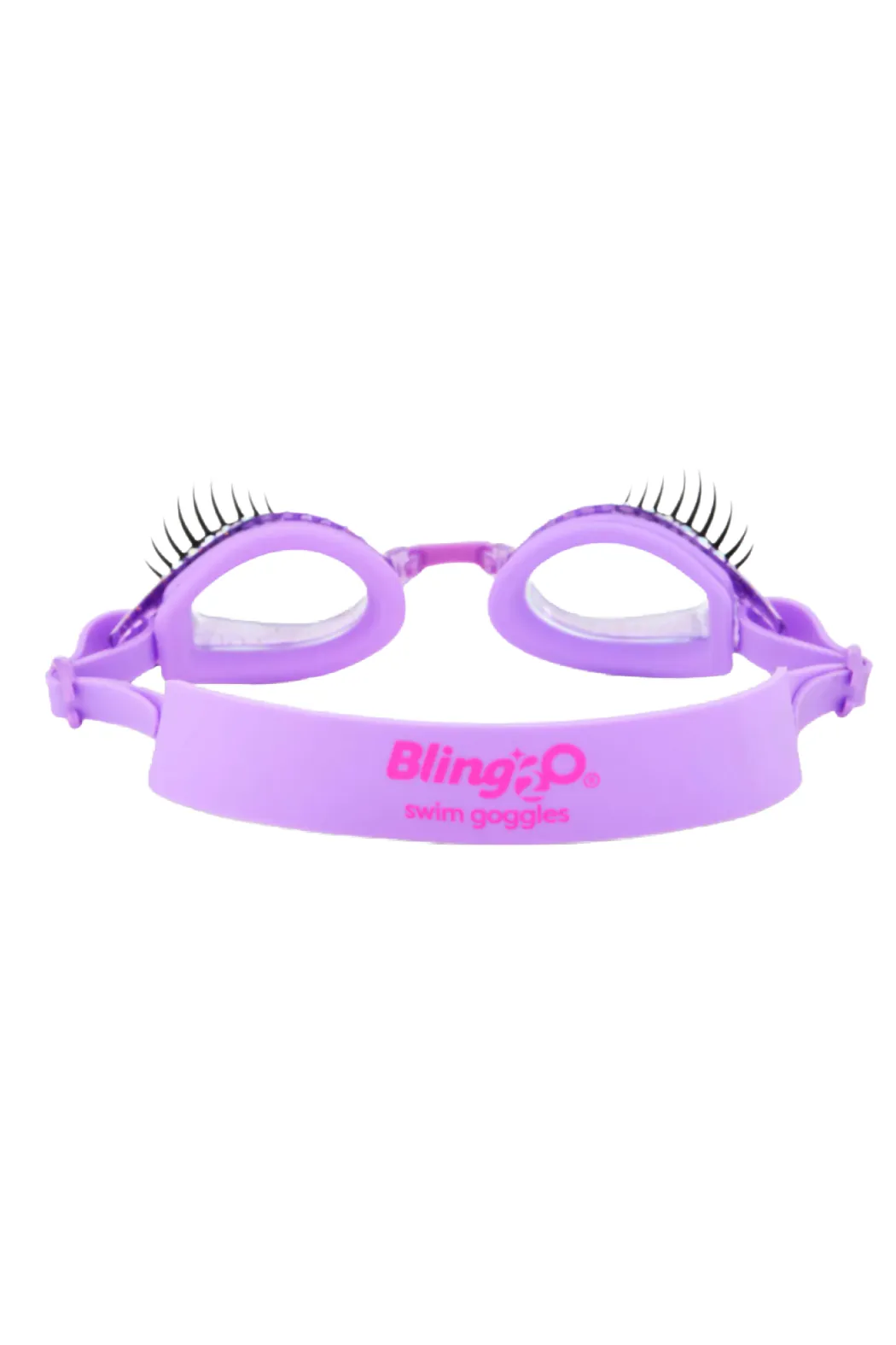 Powder Puff Pink Splash Lash Swim Goggles