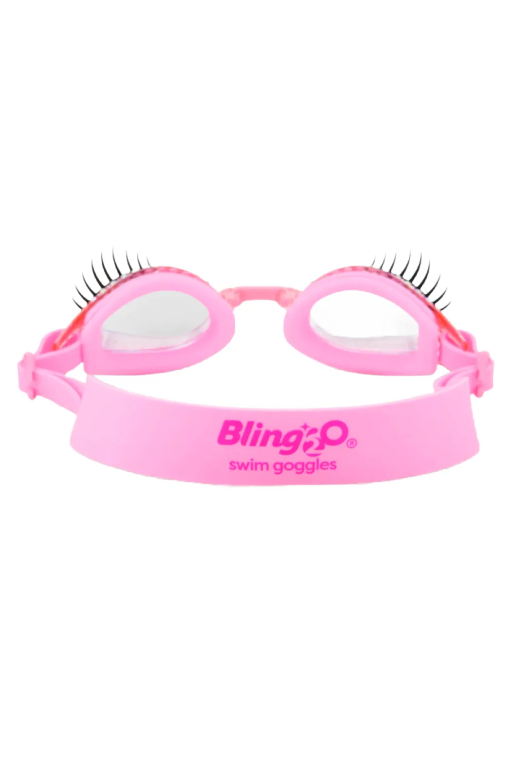 Powder Puff Pink Splash Lash Swim Goggles
