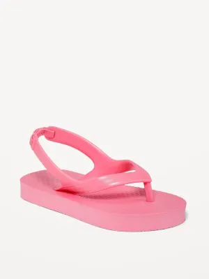 Printed Flip-Flops for Toddler Girls (Partially Plant-Based)