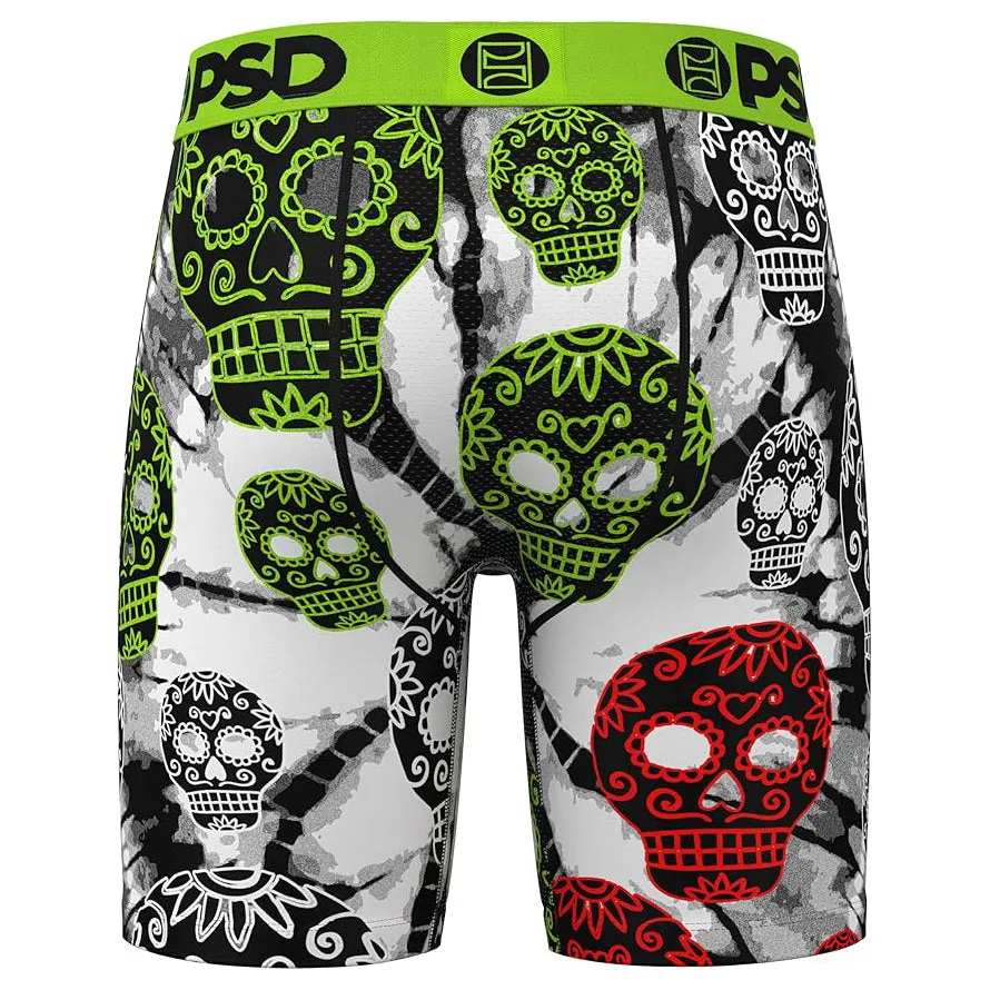 PSD Men's Multicolor Suga Skull Boxer Briefs Small Underwear - 324180120-MUL-S