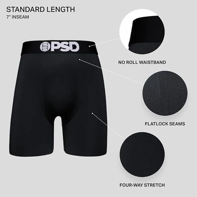 PSD Men's Multicolor Suga Skull Boxer Briefs Small Underwear - 324180120-MUL-S