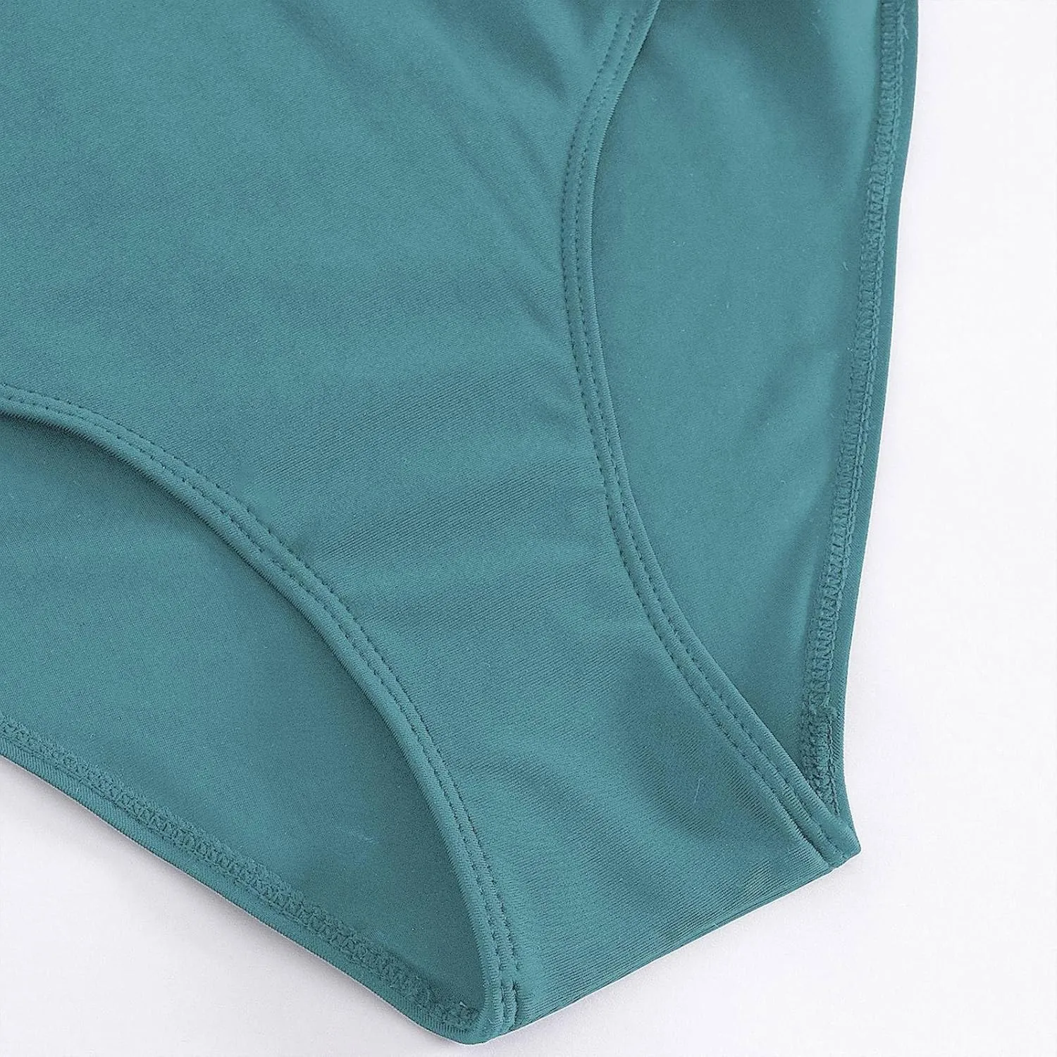 PTOLOCIF Womens One Piece Bathing Suits Hlater Neck Tummy Control Swimwear High Cut Cheeky Beachwear Beach Vacation Clothes