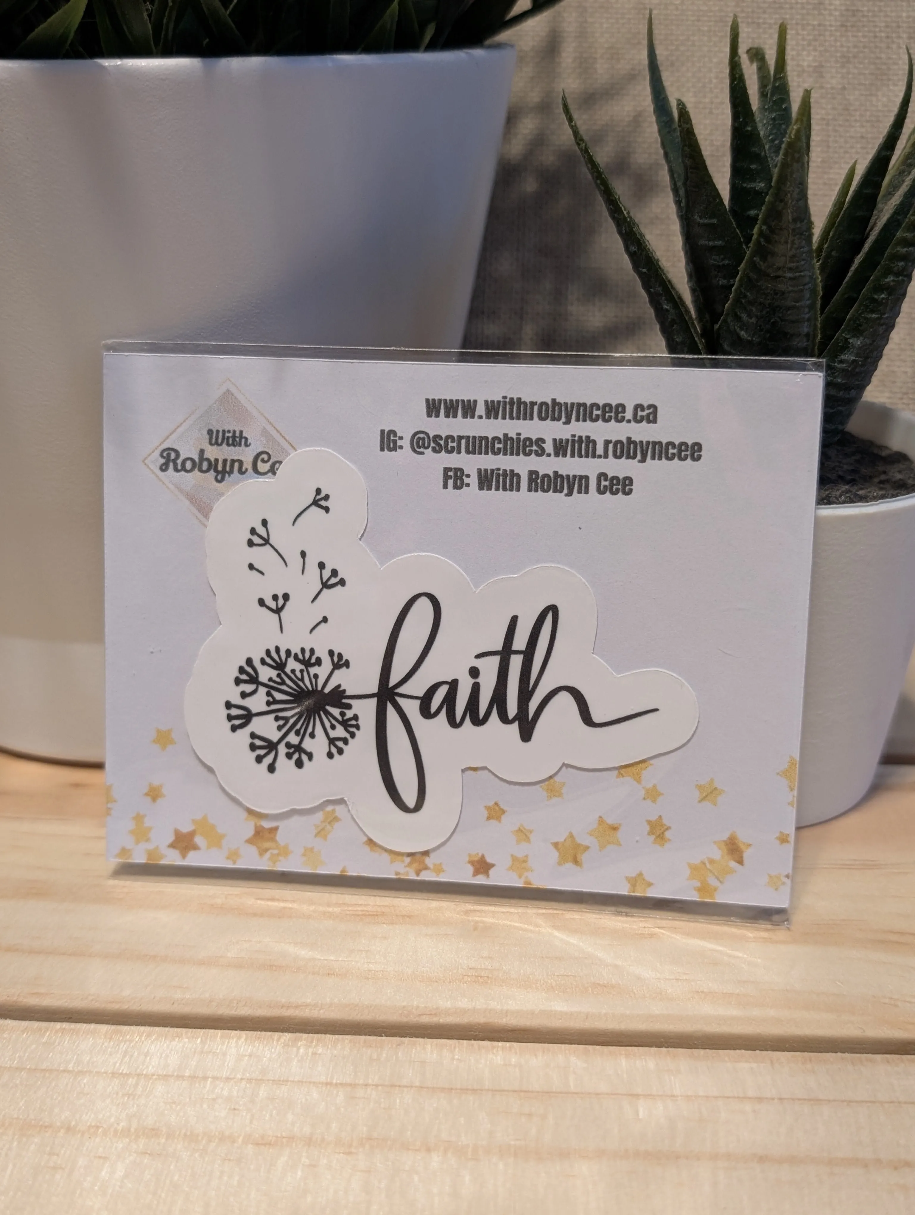 "Faith" Sticker