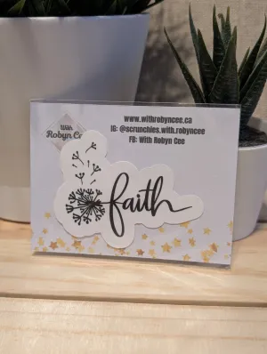 "Faith" Sticker