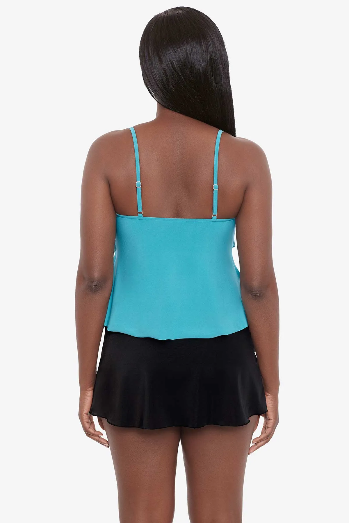 Rachel Tankini Top - Ocean Blue
