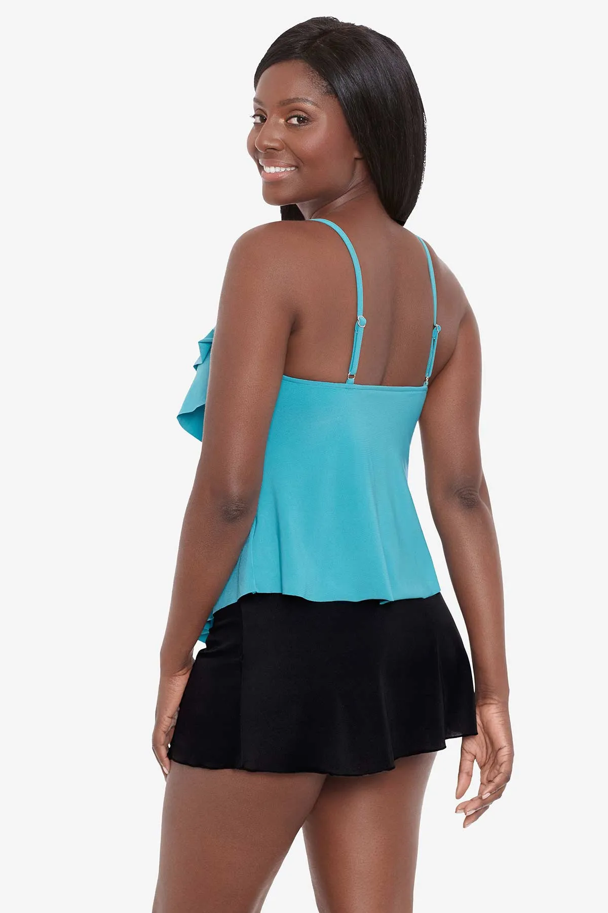 Rachel Tankini Top - Ocean Blue