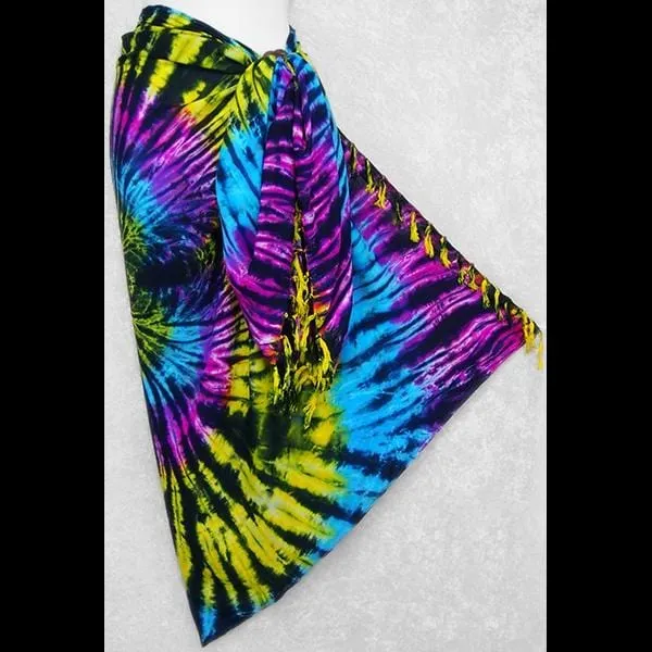Radial Tie-Dye Sarongs
