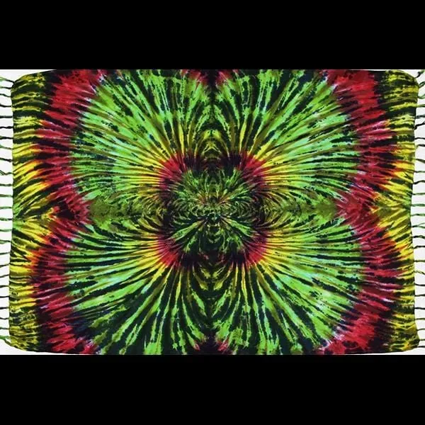 Radial Tie-Dye Sarongs