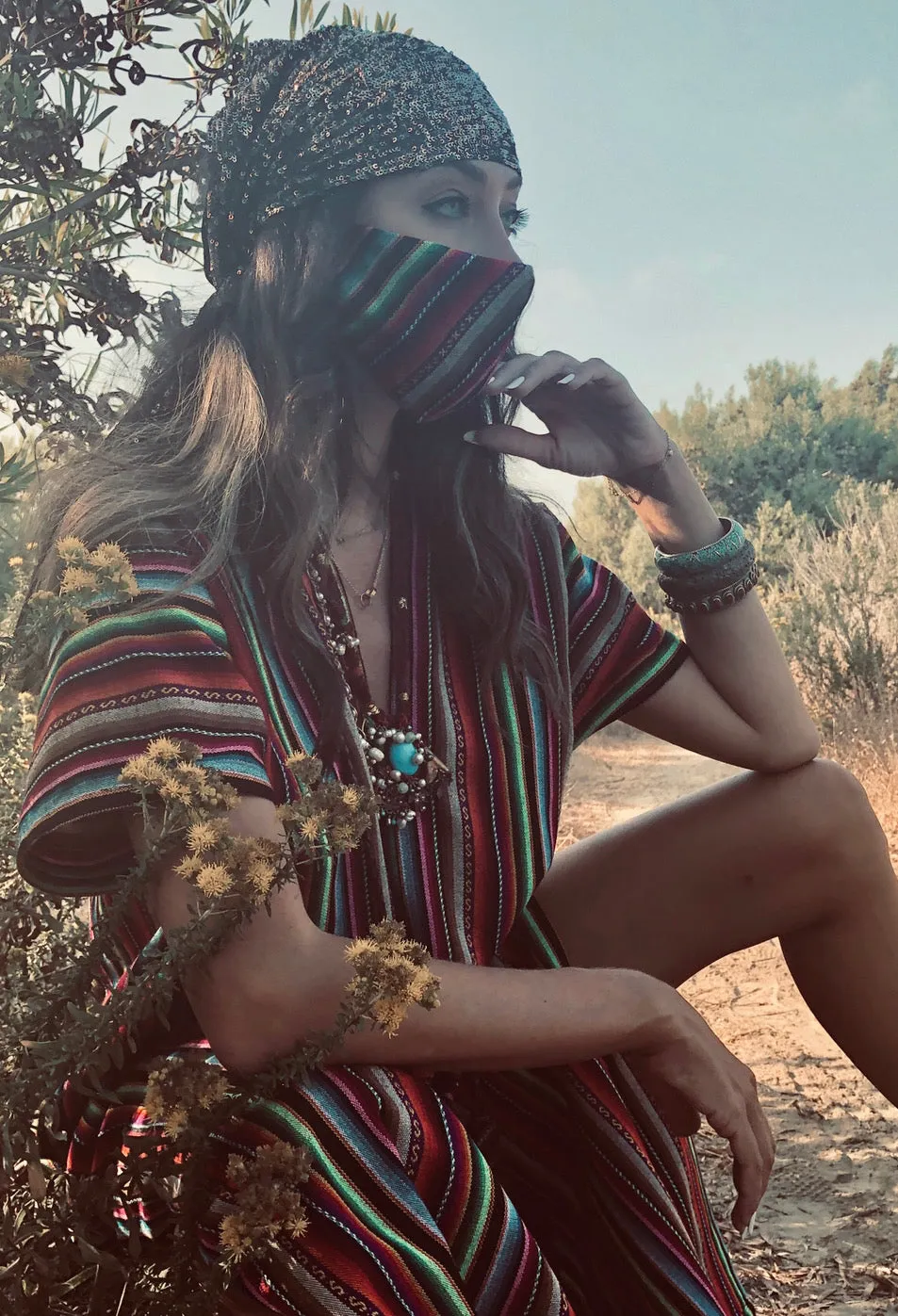 Radiant Weave - Mykonos Pocket Kaftan
