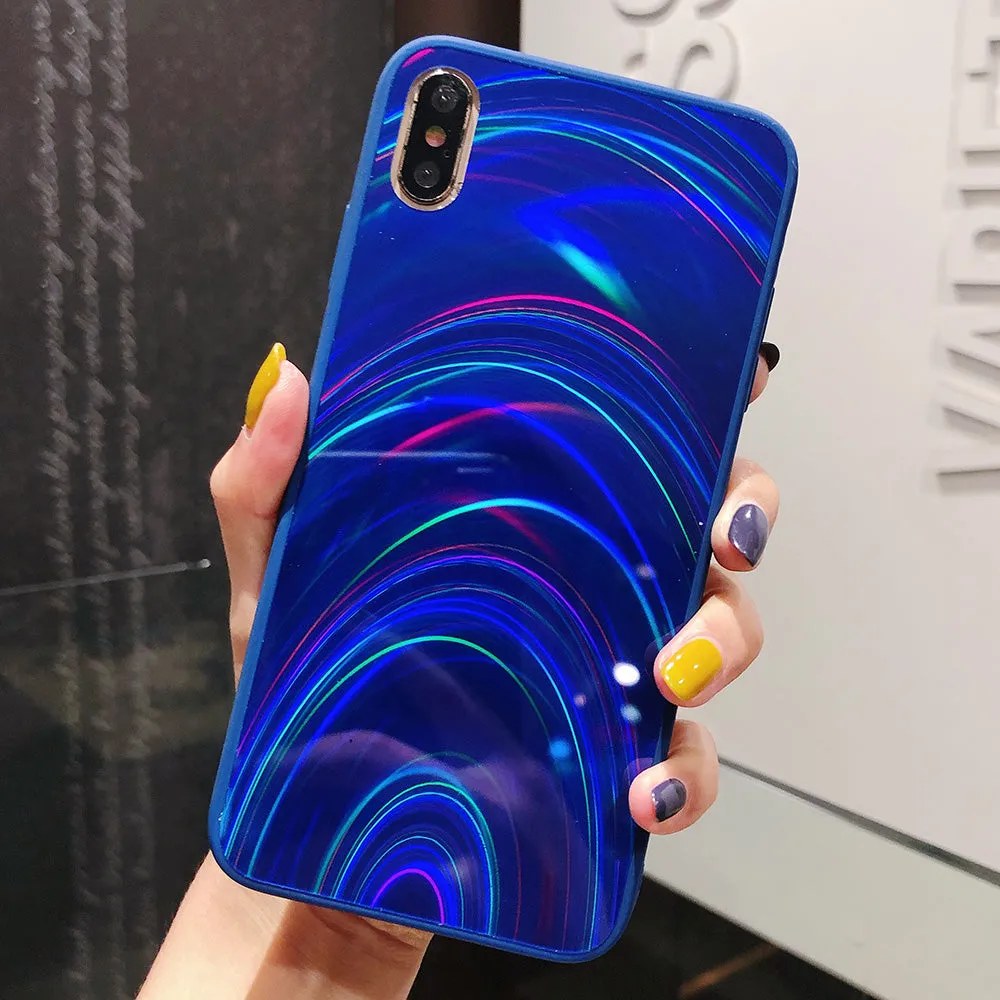 Rainbow Mirror Glitter Bling Laser Case For Xiaomi Redmi Note 9 Pro 9S 8 10S 9T 9A 9C NFC Poco X3 M3