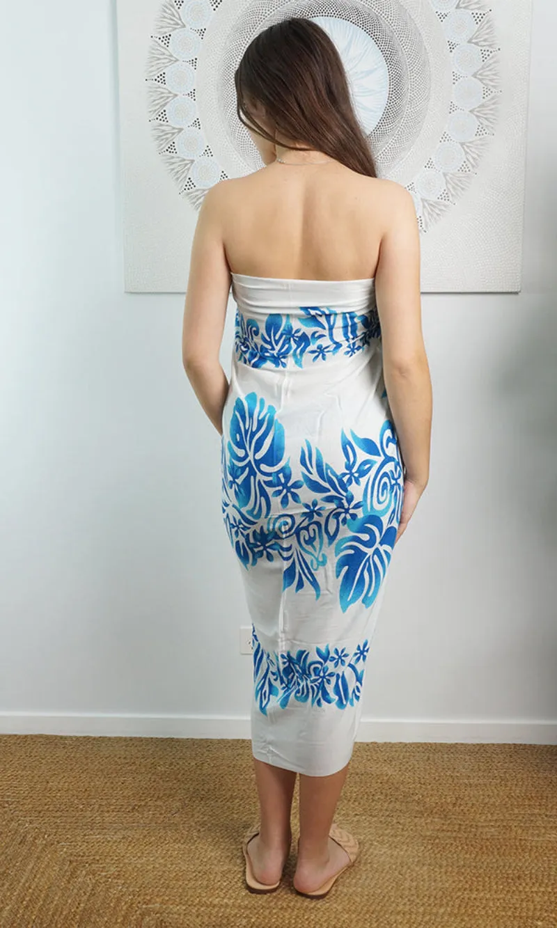 Rayon Sarong Floral Tahiti, More Colours
