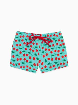 Red Cherry Bravo Baby Boy Swim Shorts