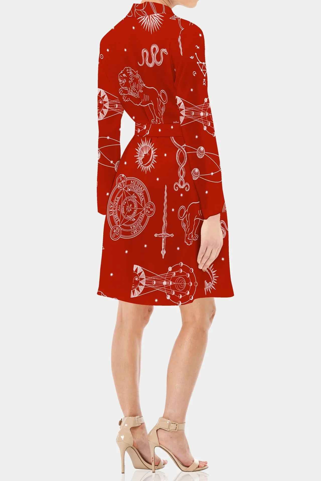 Red Short Silk Robes For Women