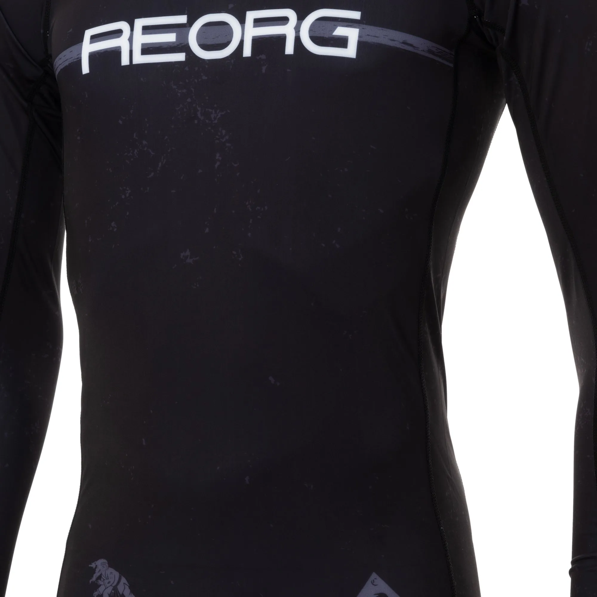 REORG Thin Grey line LS Rash Guard