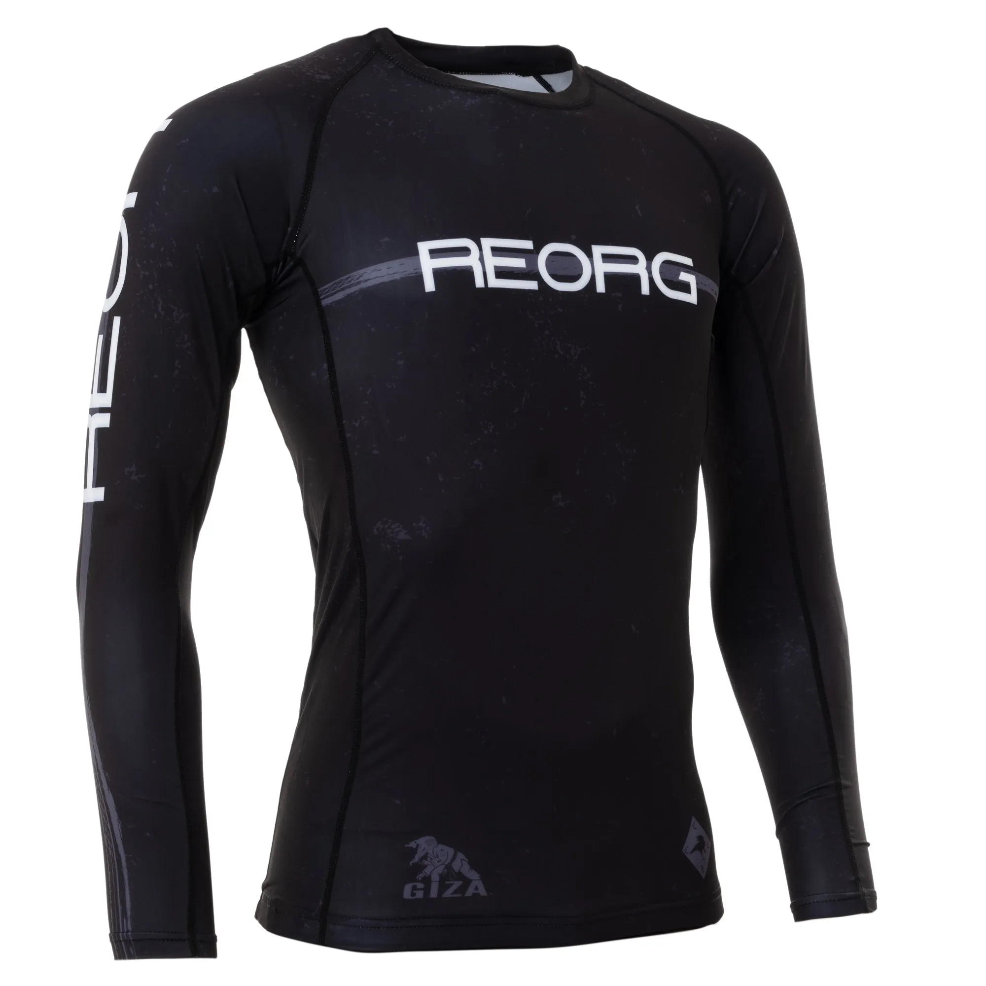REORG Thin Grey line LS Rash Guard