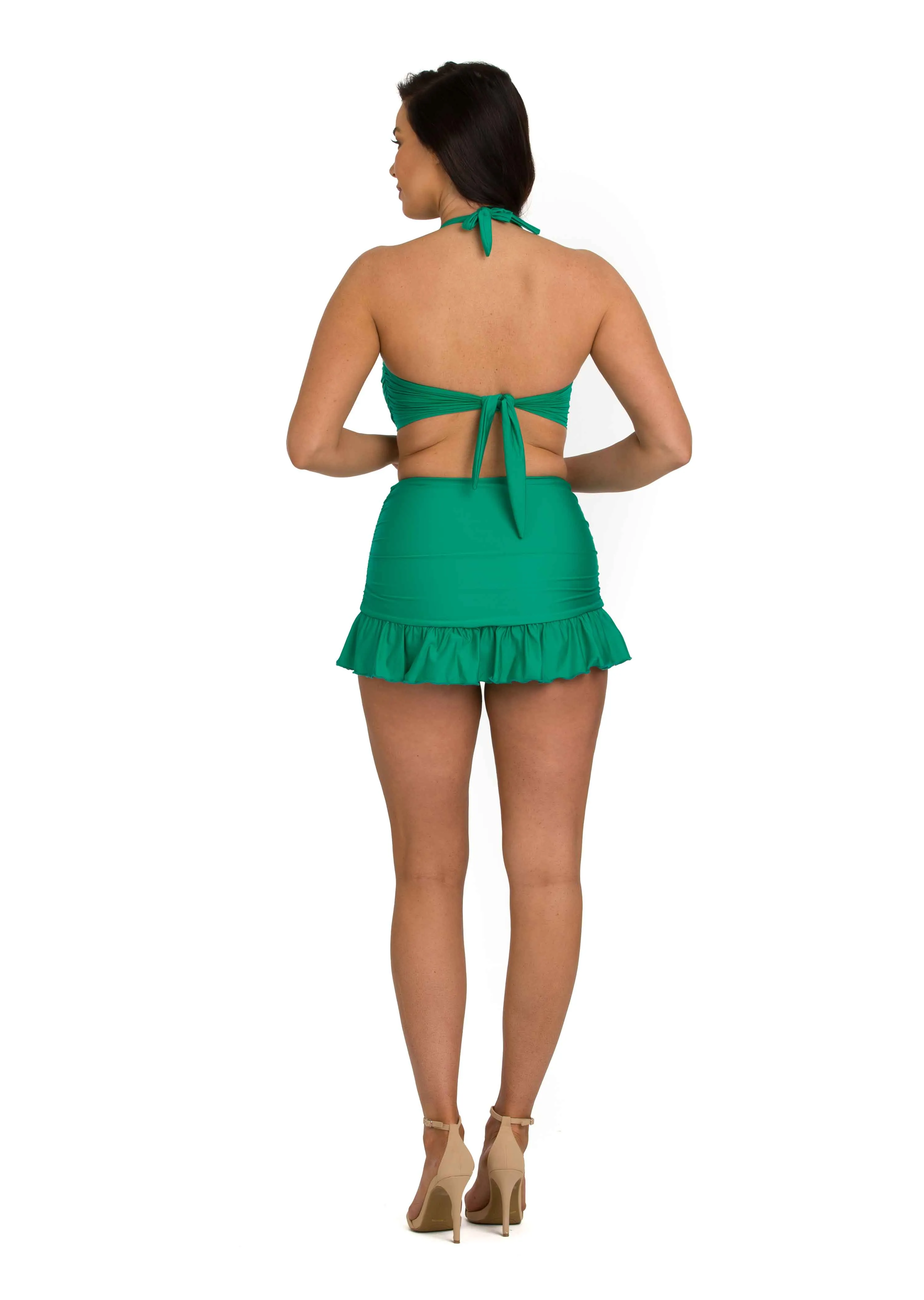 Retro High Waist Skirted Bottom (Style 222)