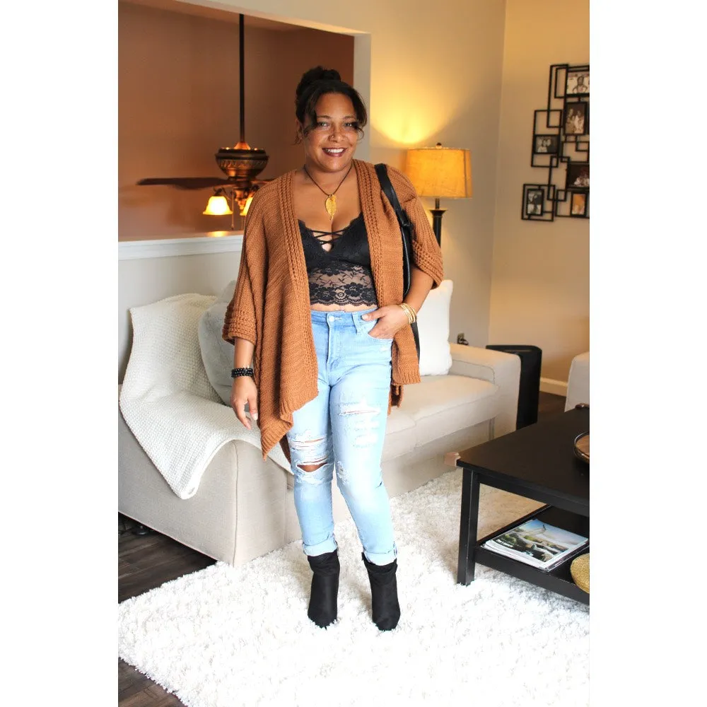 Rib Knit Ruana