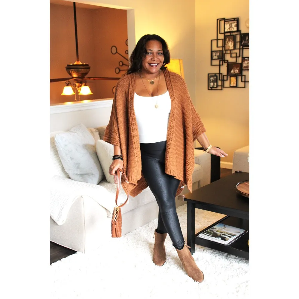 Rib Knit Ruana