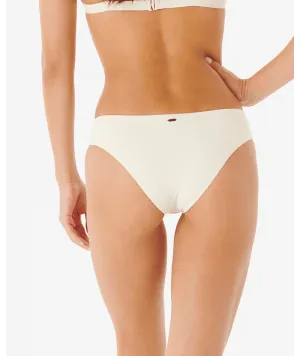 RIP CURL Women's Day Break Multi Cheeky Coverage Bikini Bottom Cream