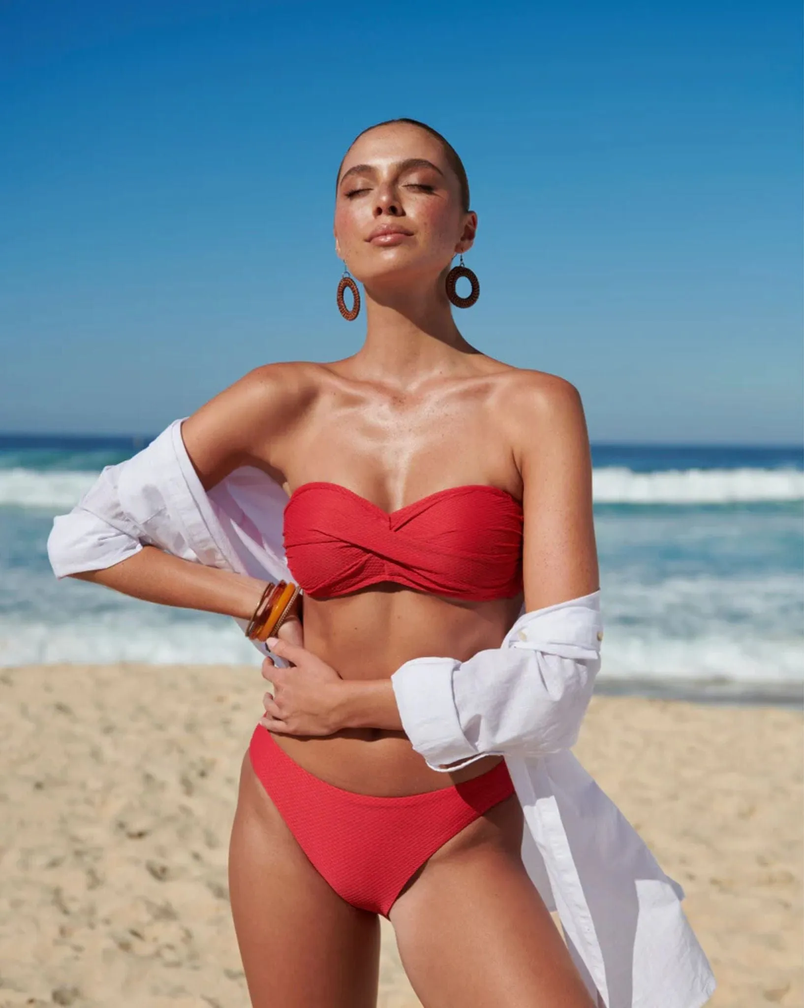 Rococco Twist Bandeau Bikini Top