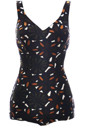 Rose Marie Reid vintage Swimsuit Bare Back Sheath