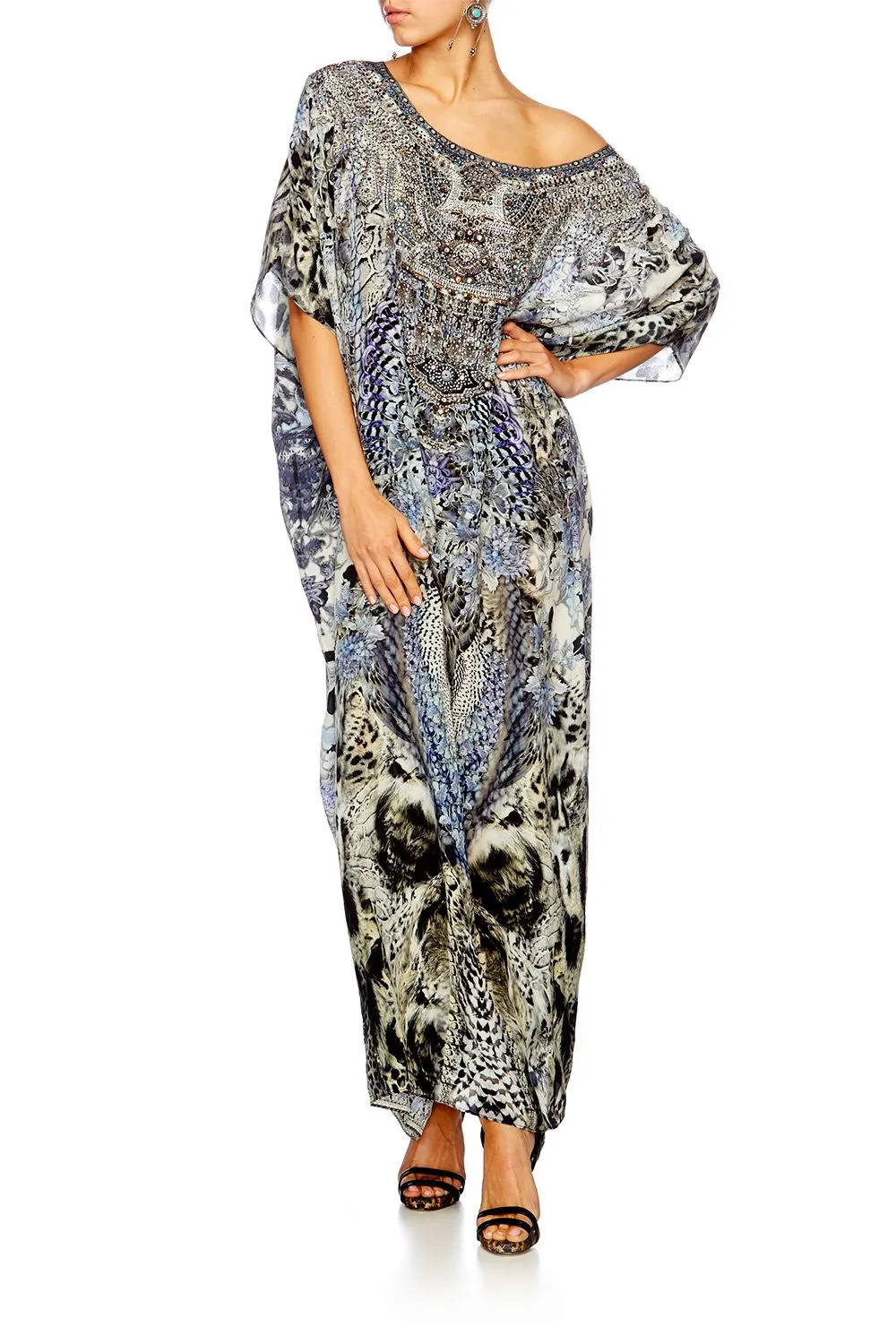 ROUND NECK KAFTAN HUSH HUSH