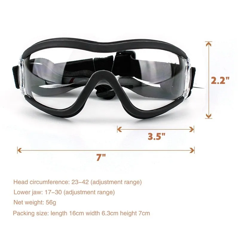 RUBYDINK Dog Swim Goggles