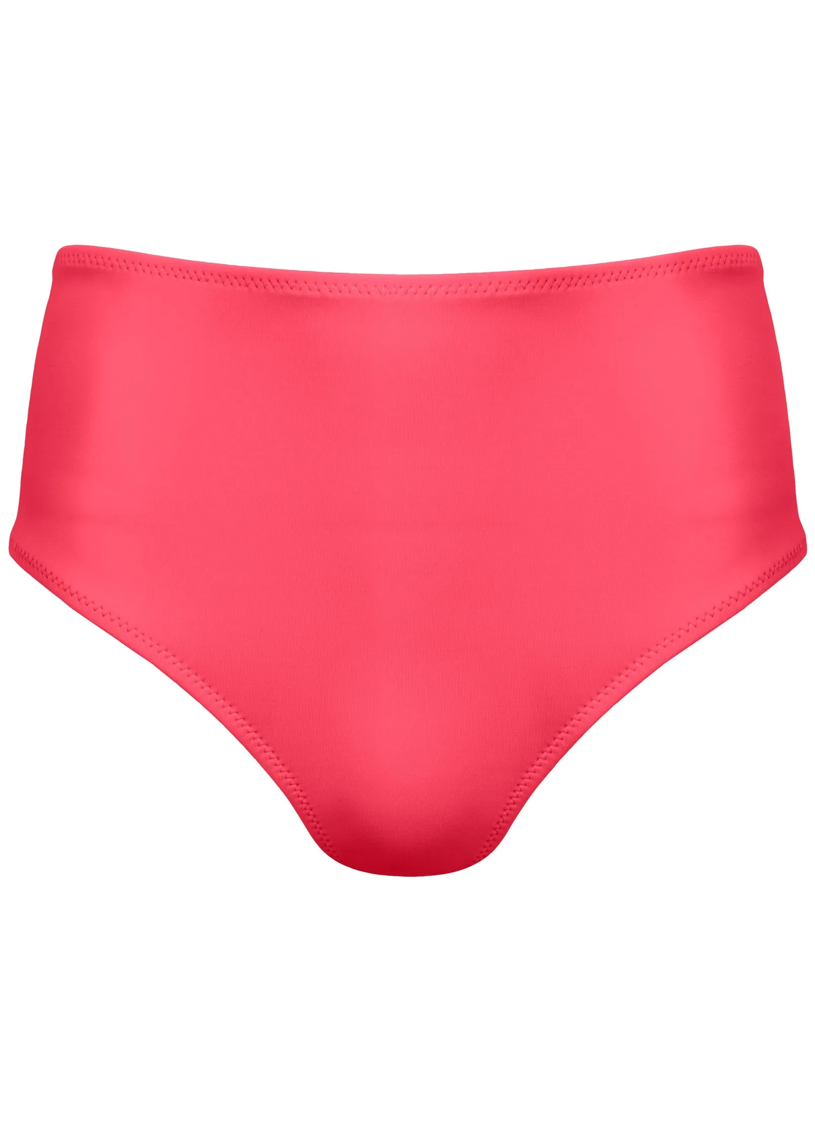 Ruffle Mid-Rise Bottom - Sunset Pink