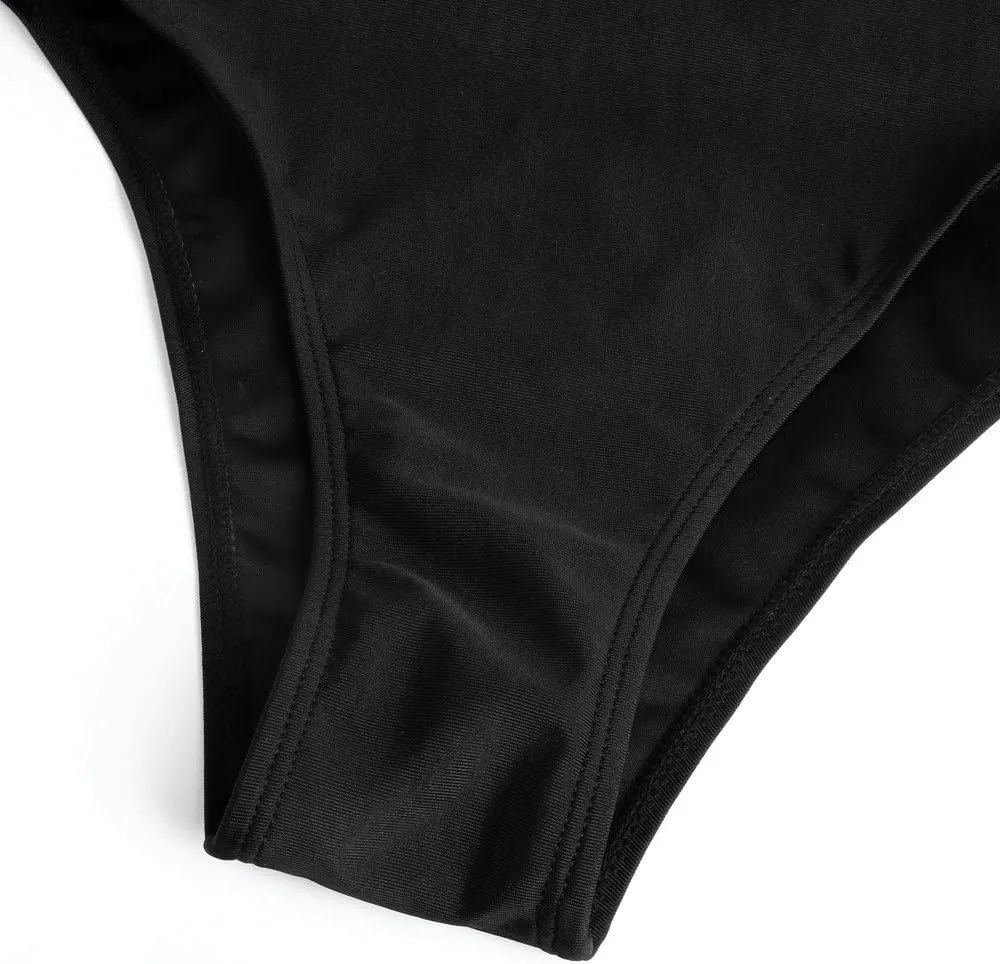 Rvidbe Athletic 1 Piece Swimsuits for Women Training Bathing Suits Tummy Control Sports Swimwear Sexy Bikinis For Women